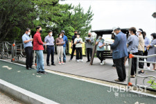 거제시 경상남도주민참여예산 18개면동 심의위원회 장승포 해안도로 벚꽃축제 2023년 사업 현장을 찾다!