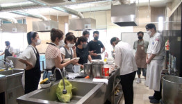 한국푸드테크실용전문학교, 한식 면&만두요리 전문점 창업스쿨 면요리 실습수업