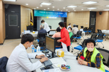 정선군 예미농협, 농업인행복버스 행사 개최