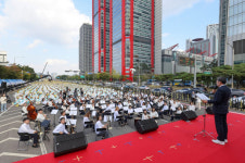 한국복음신보사공무국 | 기독교복음선교회, '민족과 세계평화 위한 구국기도회' 개최