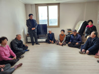 임실군 관촌면, 새해맞이 경로당 순회 방문