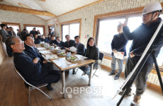 충남도의회 기획경제위원회,연무안심시장 공설장옥 신축현장 방문