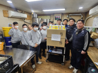 한국노총 비정규직 노동조합, 고양특례시 나너우리작업장에 지원 물품 전달