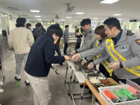 대구동부경찰서, 학교 급식 봉사로, 수능 후 고3 비행 예방