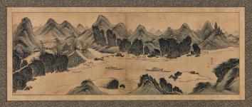 겸재 정선 노년 명작, 연강임술첩 공개된다…겸재·추사·윤형근展