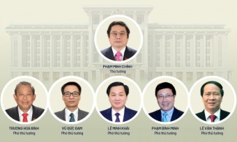 팜 민 찐 베트남 총리 내각 구성 완료