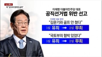 이재명, 선거법 위반 사건 대법원 유죄 취지로 재판 환송