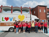 구세군 봉사단, 봉화군 수해 이재민 위한 사랑의 밥차 지원
