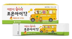 조아제약, 짜 먹는 어린이 멀미약 조은아이부릉시럽 출시