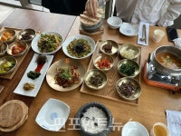 [현장스케치] 푸짐한 막걸리 반상, 힐링되는 산책길...리솜 리조트에서의 여름휴가
