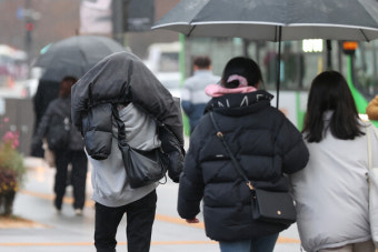 [대구·경북 내일날씨] 오전까지 시간당 20mm 내외 '강한 비'... 아침 기온 15도 내외