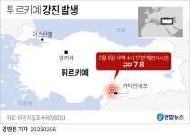 튀르키예 7.9 강진→최소 31명 숨져... 사망자 더 늘어날 듯