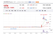 동양철관 주가 달아오른다...강관 시장 고속성장 부각