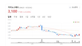카이노스메드 주가 가속페달...MSA 임상 2상서 KM-819 치료 효과 확인