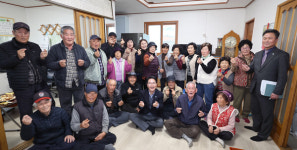 심덕섭 고창군수, 찾아가는 민생탐방 경로당 방문
