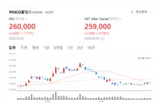 POSCO홀딩스, 철강 부문 부진 속 인프라·에너지소재 부문 호조
