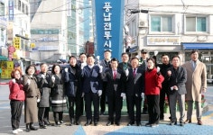 송파구, 전통시장 새 단장 완료…확 달라진 풍납시장 공개