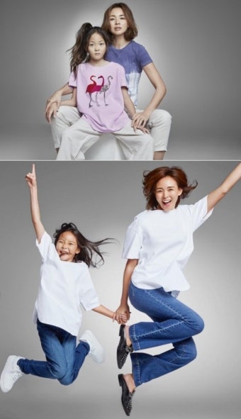 추사랑 모델데뷔, 야노시호와 날씬 비주얼 모녀
