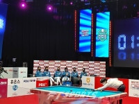 [현장포토] 프로당구 PBA팀리그 NH농협카드 VS 블루원 리조트의 5라운드 대결