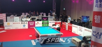 [현장포토] 프로당구 팀리그 PBA 전기리그 블루원리조트 서한솔선수 경기모습