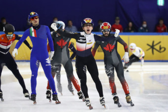 쇼트트랙 박지원, 세계선수권 1,500m 우승