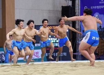 경남대 '춘천소양강배 전국장사씨름대회' 단체전 우승