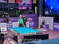 [FT포토] 프로당구 하이원 LPBA 챔피언십 8강 일본 사카이아야코와 한지은의 8강전 (2)