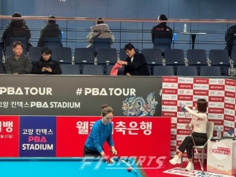 [FT포토] 프로당구 23/24시즌 8차전 '웰컴저축은행 웰뱅 LPBA 챔피언십' 32강 차유람 (2)