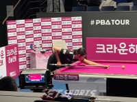 [FT포토] 2023-24 프로당구 크라운해태 LPBA챔피언십 16강 첫진출 스롱 피아비 (2)