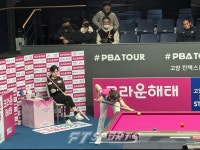 [FT포토] 2023-24 프로당구 크라운해태 LPBA챔피언십 8강 올시즌 랭킹 사카이 아야코 (2)