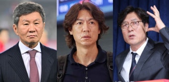 정몽규·홍명보·이임생, 