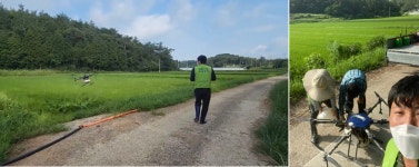 이현철 청년농부 대표, 드론 방제 재능기부 펼쳐
