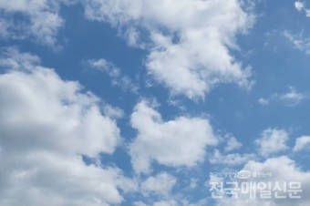 [내일날씨] 한낮 25도 안팎…전남·경남내륙 소나기