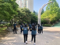 일산서부경찰서-오마중, 학교주변 안전 플로깅 활동