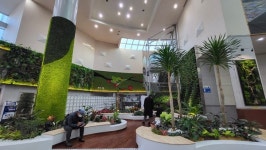 광양시 커뮤니티센터, 아름다운 실내정원으로 변신