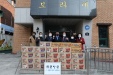 인천 동구의회, 설맞이 현업기관 위문 방문