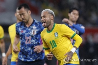 [속보]브라질 일본 축구 결과, 네이마르 페널티킥 골로 1-0 브라질 승리