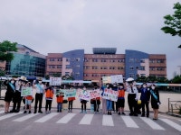 화성 기산초등학교, 어린이 등굣길 안전 교통지도 캠페인 전개