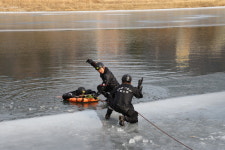 [전매포토] 정선소방 해빙기 수난구조훈련