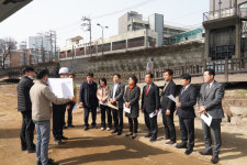 동대문구의회 복지건설위, 제기1 빗물펌프장 등 현장방문