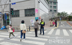 광주 화정2동 이영대 동장 안전한 통학길 수호 고맙습니다