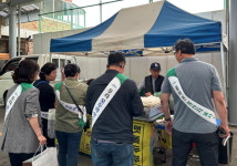 화성시, 사강 전통시장 찾아 농수산물 원산지 표시 홍보 캠페인
