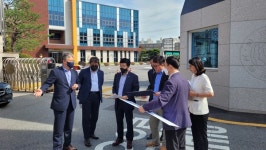 송파구, 잠실여고 앞 보차혼용 도로 보행환경 개선