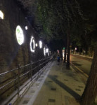 은평구, 서신초등학교 옹벽에 LED벽화 조형물 설치