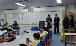 허동균 순천교육장 아이들이 즐거운, 늘봄학교 깜짝 방문 