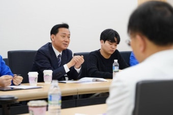 [총선 D-13] 더불어민주당 이광재 분당갑 후보, 서울의대 비대위·전공의 만나