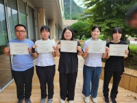 정선정보공업고등학교 학생5명, 커피 바리스타 자격증 취득