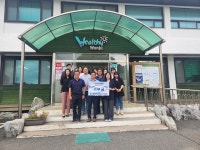 원주시 공군 제8전투비행단 군무원단, 호저면 지정기탁 후원금 전달