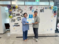[전매포토] 정선사북청소년장학센터, 덕분에레이스 수익금 기부