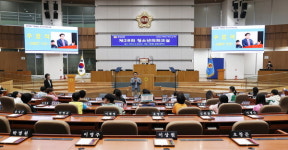 김철현 경기도의원, 안양 삼봉초와 함께하는 청소년의회교실 참석